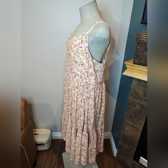 NWT Torrid Midi Rayon floral Tiered Dress, size 1x 14/16 - Picture 15 of 16